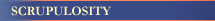 Scrupulosity